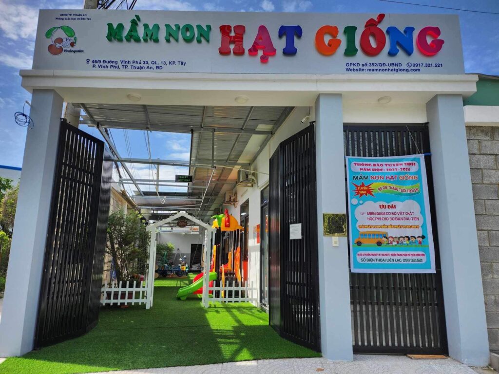  Mầm non Hạt Giống – Thuận An có tốt không