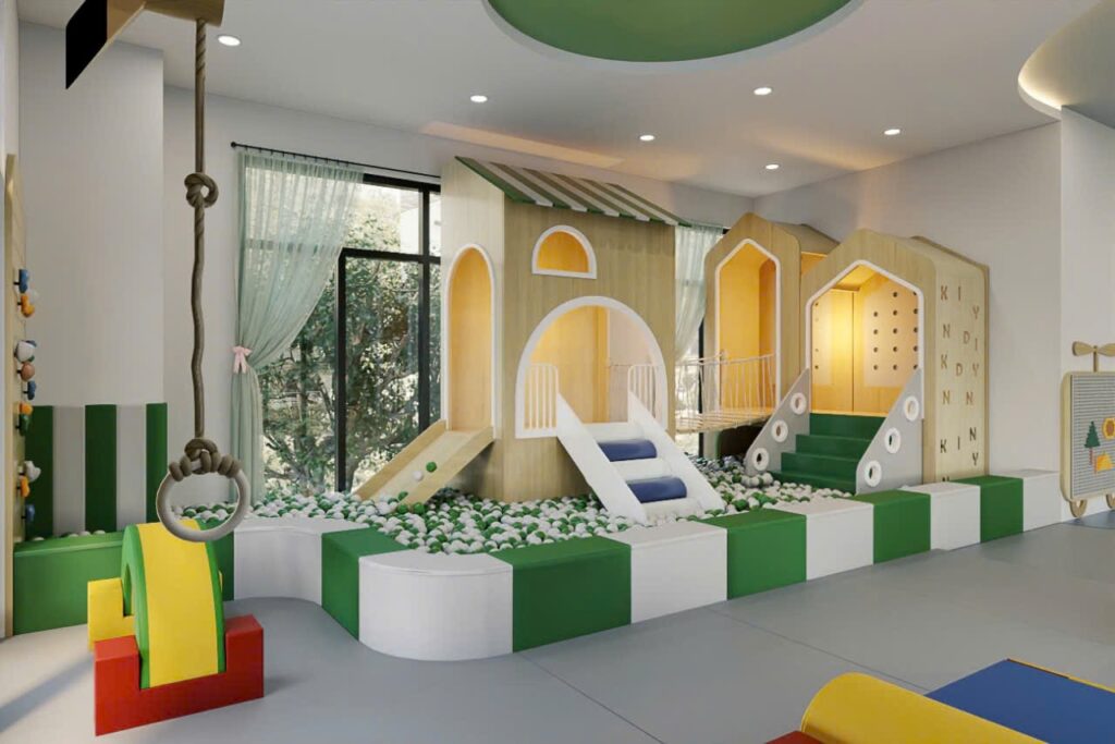 Khu vận động trong phòng học