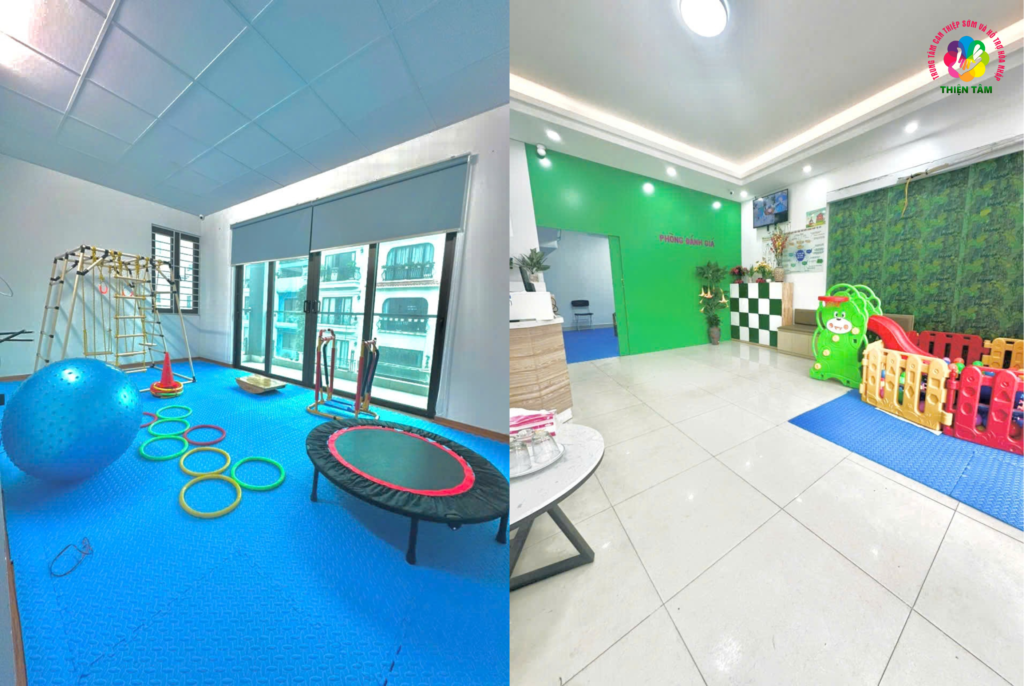 Khu vui chơi rộng rãi