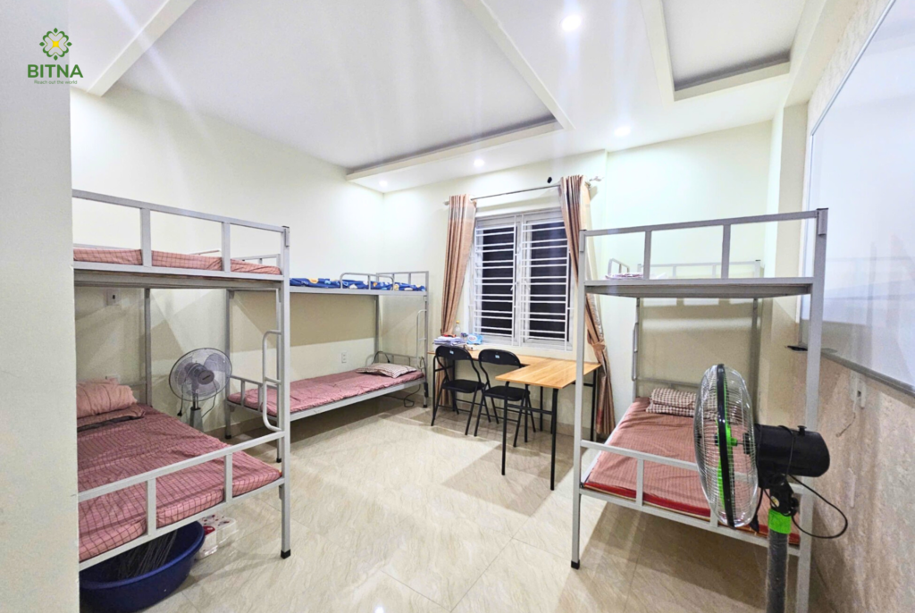 Ký túc xá tiện nghi của Trung tâm Tư vấn Du học Quốc tế Bitna