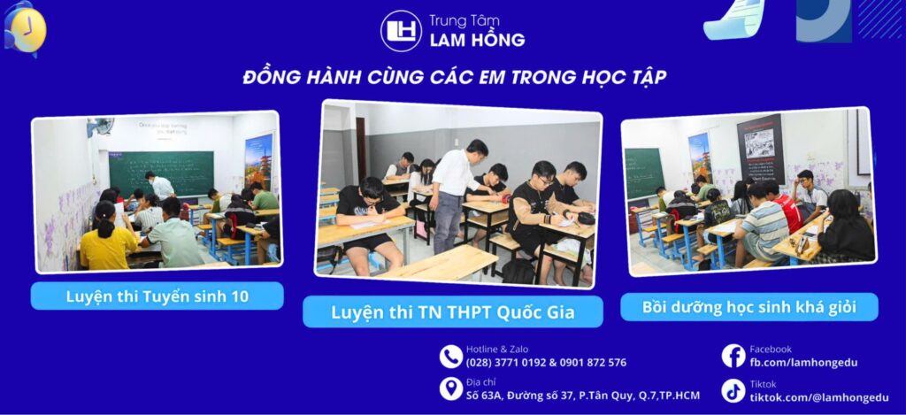 Trung tâm Luyện thi Lam Hồng – Phường Tân Hưng
